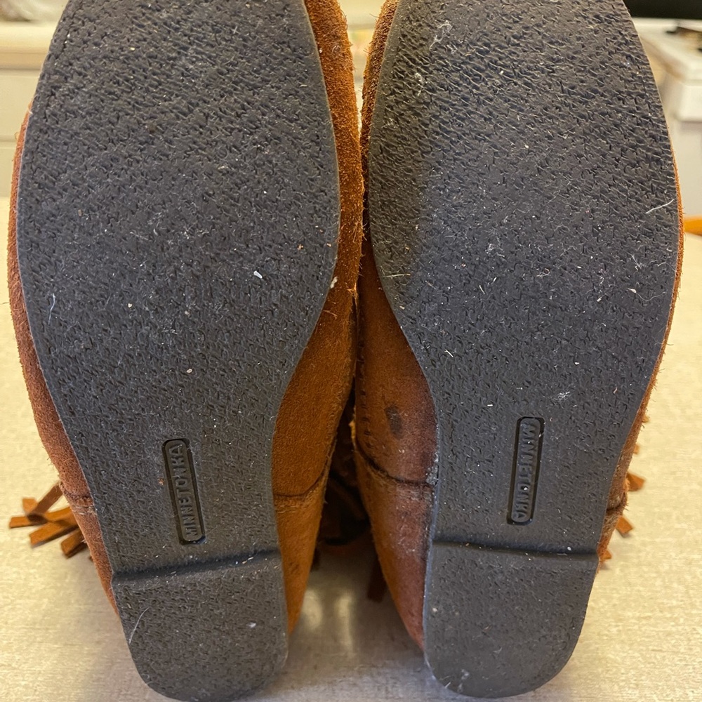 Minnetonka 3 Layer Fringe Boots - image 6